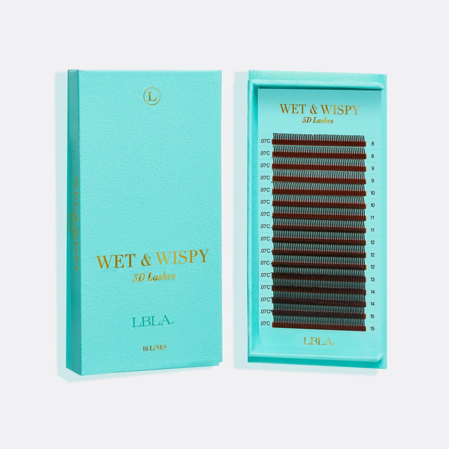 PESTAÑAS WET & WISPY 5D 0.07mm